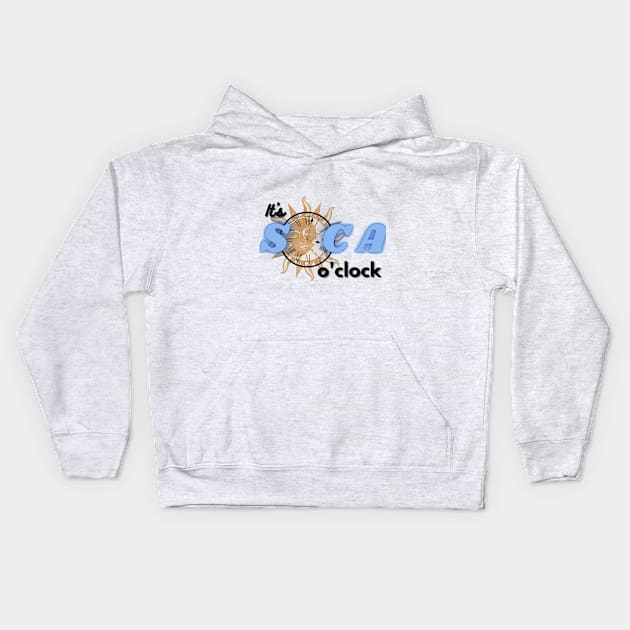 Soca o'Clock Kids Hoodie by W.I. Inspirations